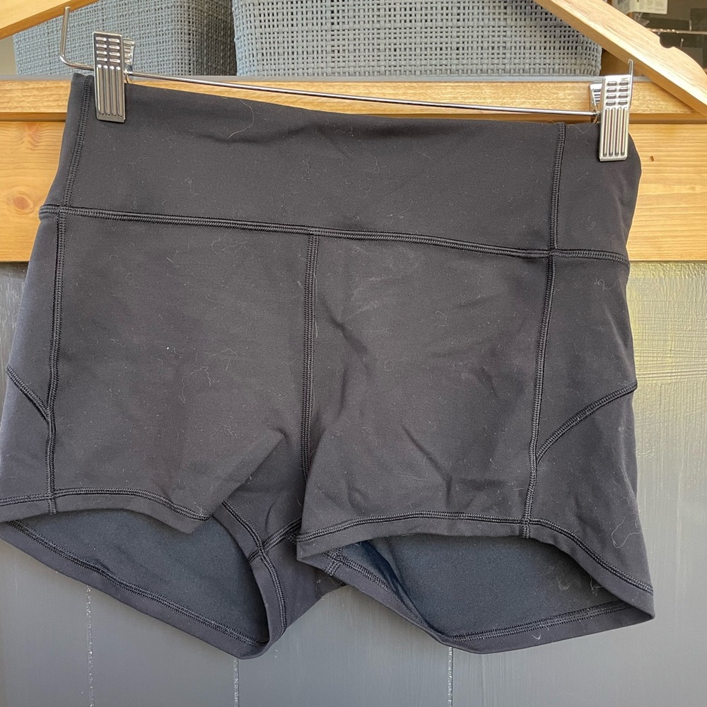Women's Black Athletic Shorts